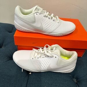 Women’s Nike cheer shoes. New. Never worn. Original box.